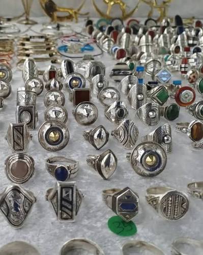 Bagues et bijoux d'argent touaregs d'Abalak